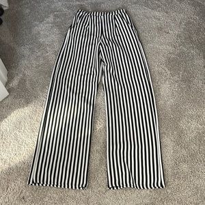 Black and White Trousers